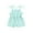 Blue, variant on Bagilaanoe Newborn Baby Girls Summer One-pieces Sleeveless Jumpsuit Shorts 6M 12M 18M 24M Infant Romper Casual Clothing