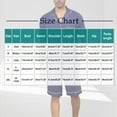 thumbnail image 3 of Akafmk Men's Short Sleeve Pajama Sets,Cotton Pajamas for Men Set,Short Sleeve Sleep Tops and Sleepwear Shorts 2 Piece Loungewear Set Soft Comfy Nightwear, 3 of 4
