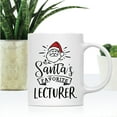 thumbnail image 2 of Koyal Wholesale Santa Claus Ceramic Coffee Mug, Santa's Favorite Lecturer, 2 of 5