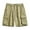 Khaki, variant on WREESH Men's Cargo Shorts Sports Csaual Elastic Waist Multi-Pockets Relaxed Summer Short Pants Outdoor Workout Shorts Khaki
