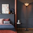 thumbnail image 3 of Gymax Tiffany-Style Mission 1-Light Torchiere Floor Lamp w/ 14'' Lampshade Home Decor, 3 of 10
