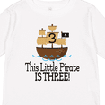 thumbnail image 4 of Inktastic Pirate 3rd Birthday Party Boys Boys Long Sleeve Toddler T-Shirt, 4 of 5