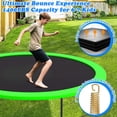 thumbnail image 3 of Cochan Trampoline, 8FT Trampoline for Kids and Adults with Enclosure Net, Heavy Duty Outdoor Trampoline with Lights and Sprinkler, 800LBS Weight Capacity for 2-3 Kids, Easy Assembly, 3 of 7