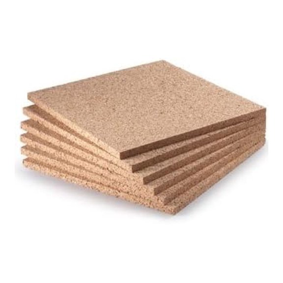 12"x12"x1/2" Extra Thick Cork Squares, DIY Cork Board Wall Panels, Placemats or Pot Pads, 6-Pack
