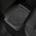 thumbnail image 5 of FH Group Universal Fit Car Floor Mats Metallic Rubber Mats Full Set - Black, 5 of 6