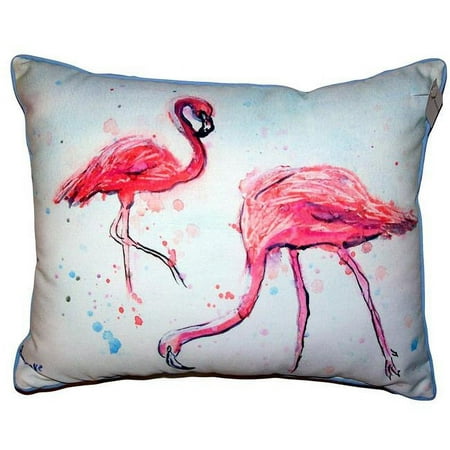 Betsy Drake HJ643 16 x 20 in. Funky Flamingos Large Indoor & Outdoor Pillow Betsy Drake HJ643 16 x 20 in. Funky Flamingos Large Indoor & Outdoor Pillow