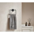thumbnail image 4 of MIYILI Porte-Serviettes Moderne Hexagonal en Acier Inoxydable pour Salle de Bain, Porte-Serviettes Mural Noir Mat, 4 of 8