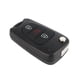 thumbnail image 1 of Estuche para llave remota, color negro, 3 botones, reemplazo, carcasa para llave abatible, funcionamiento suave, 1 of 9