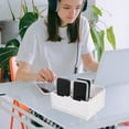 thumbnail image 3 of Classroom Cell Phone Holder Desk Storage Organizer 12-grid Phone Storage Box, 3 of 8