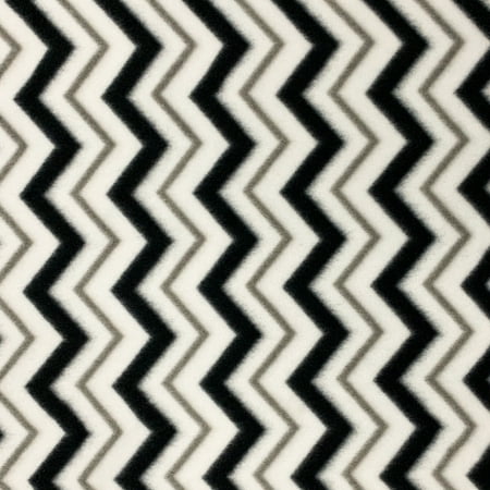Sewing Bee Fashion With Fabric SHASON TEXTILE (2 Yards cut) POLAR FLEECE FABRIC 100% POLYESTER ANTI-PILL, New High Fashion Chevron, Available in Multiple Colors ()