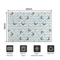 thumbnail image 5 of Pug and Footprints Door Rugs,Washable Non Slip Door Mats Indoor,Decorative Door Mats,Entry Mat Indoor for Entrance,Bedroom,Kitchen,Bathroom,16"x24", 5 of 6