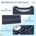 thumbnail image 2 of FORMRS Boys Rash Guard Short Sleeves Swim Shirt Quick Dry UPF 50+ Sun Protection, Sizes 3-12T, White Cat Planet, 2 of 6