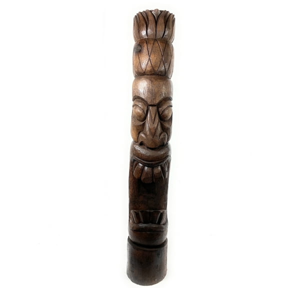 Pineapple/Hospitality Outdoor Tiki Totem 60" - Stained Finish | #lbj3026150s