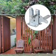 thumbnail image 3 of Cerradura de puerta automática, pestillo deslizante universal, accesorios de Hardware para puerta, pestillo de puerta para uso en exteriores como pestillo con tornillos, 3 of 5