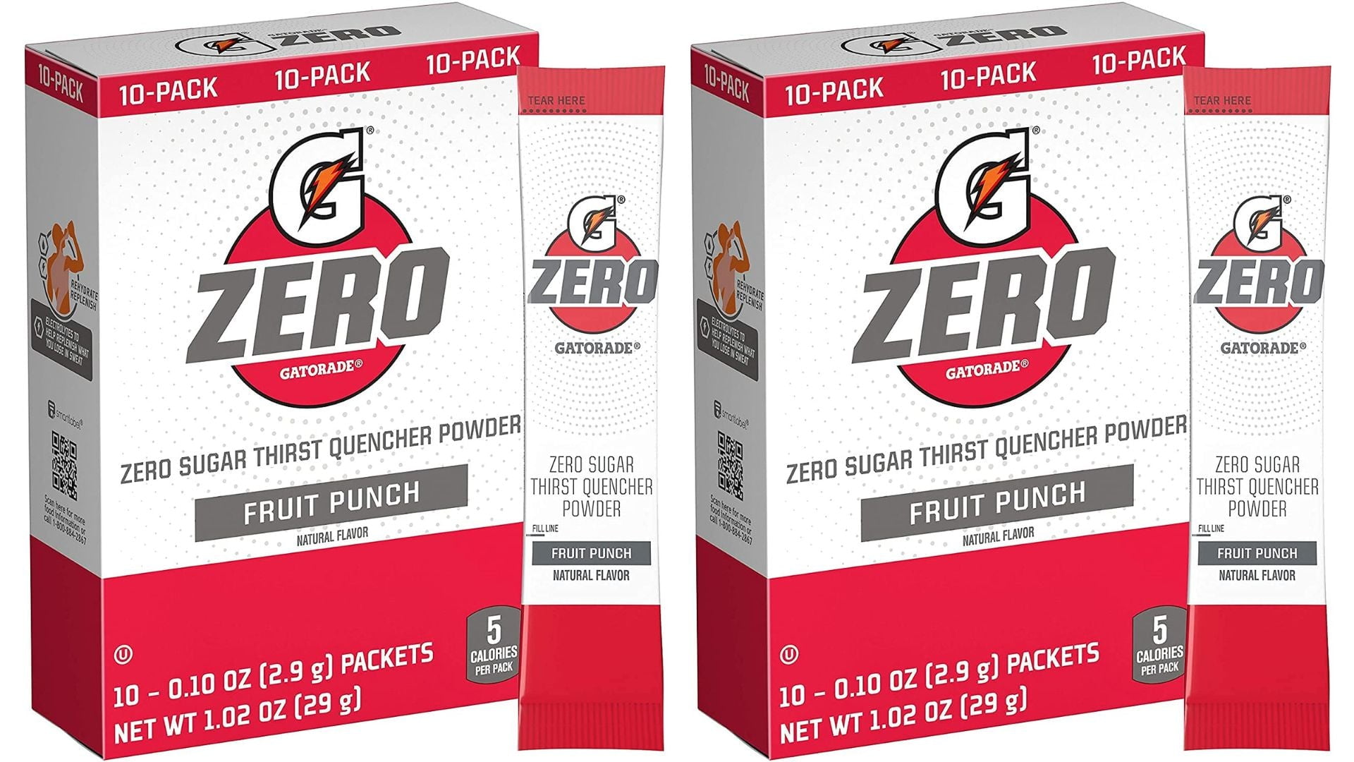 Buy Gatorade G Zero Powder, Fruit Punch, 0.10oz Packets Thirst