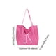 thumbnail image 2 of Bolso Hombro para Mujer Mano Con Lazo Lona Viajes Al Aire Libre () Rosa, 2 of 2