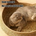 thumbnail image 4 of Straw Nest Cat Bed Washable Small Dog Beds Dog Sofa Dog Chair Bed Cat Nest Cat Beds Pet Cat House Half Closed Pet Sleeping Nest Indoor Puppy Cushion, 4 of 4