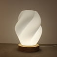thumbnail image 4 of Luz de noche Decoración de escritorio Lámpara de noche Lámpara de mesa con madera, 4 of 8