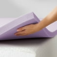 thumbnail image 4 of Mellow 2" Ventilated Memory Foam Mattress Topper with Lavender Infusion, Twin, 4 of 9