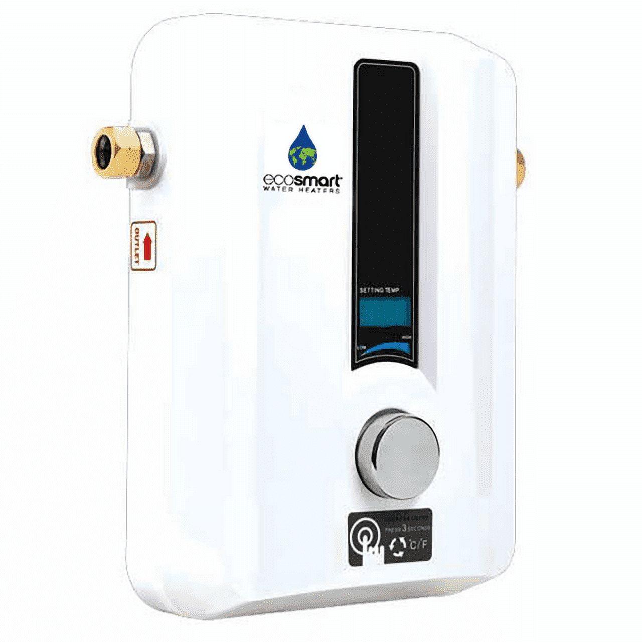 EcoSmart ECO-8 40Amps / 240 Volts 8kw Tankless Water Heater