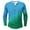 Mens Shirts Green, variant on Big & Tall T Shirts for Men Plus Size S-5X Long Sleeve Tees Tops Mens Casual Gradient Printed Pullover Button Crewneck Basic Going-Out Tshirts Shirt