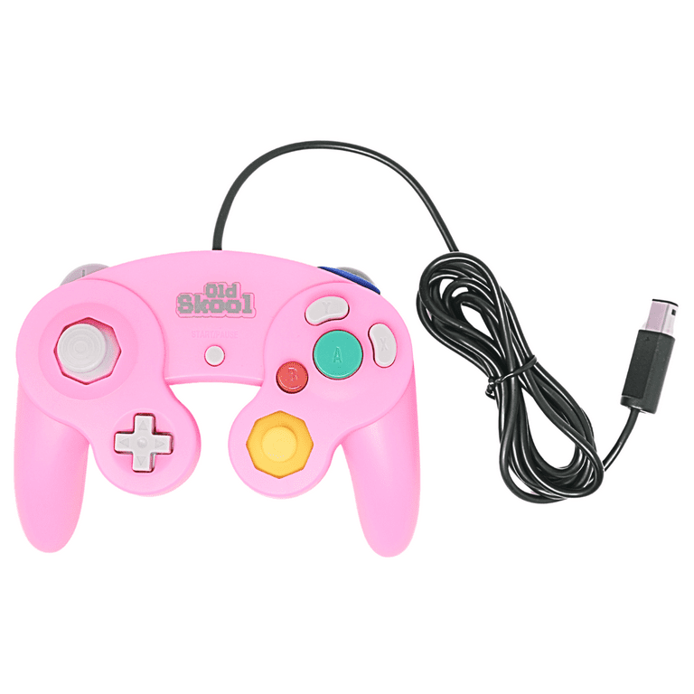 Old Skool GameCube / Wii Compatible Controller - Pink