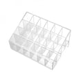 thumbnail image 4 of 24/40 Lattice Trapezoid Plastic Transparent Makeup Display Rack Lipstick Stand Rack Cosmetic Organizer Holder Box High Quality, 4 of 10