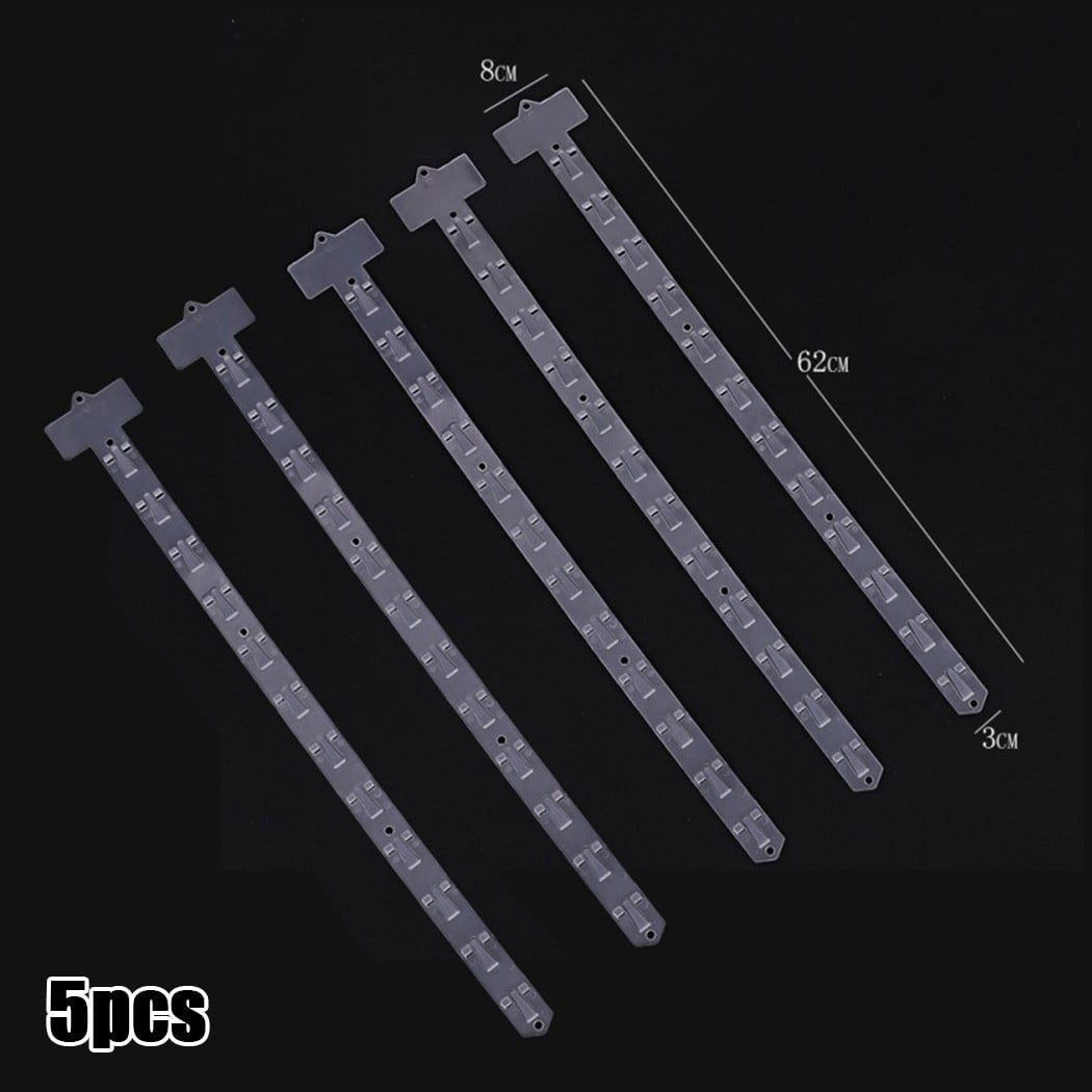 5Pcs Supermarket Snack Hanging Strips Store Hang Snacks Display Hanger Hooks