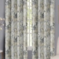 thumbnail image 3 of Mist Floral Window Curtain Panel: 50" x 84", Lined Blackout 8 Grommet Panel, 3 of 5