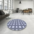 thumbnail image 3 of Ahgly Company Indoor Rectangle Patterned Heavenly Blue Area Rugs, 7' x 9', 3 of 6