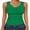 Green, variant on ANRABESS Tank Tops for Women V Neck Ribbed Knit Slim Fitted Sleeveless Basic Tee Tanks Casual Summer Clothes 2026 Black XXL