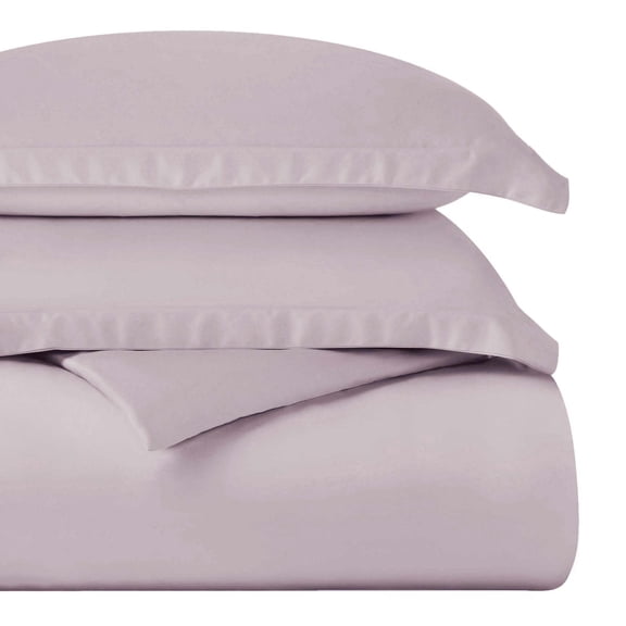 Superior Egyptian Cotton 400 Thread Count Duvet Cover Set, Twin, Lilac