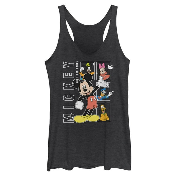 Womens Mickey & Friends Happy Pals Racerback Tank