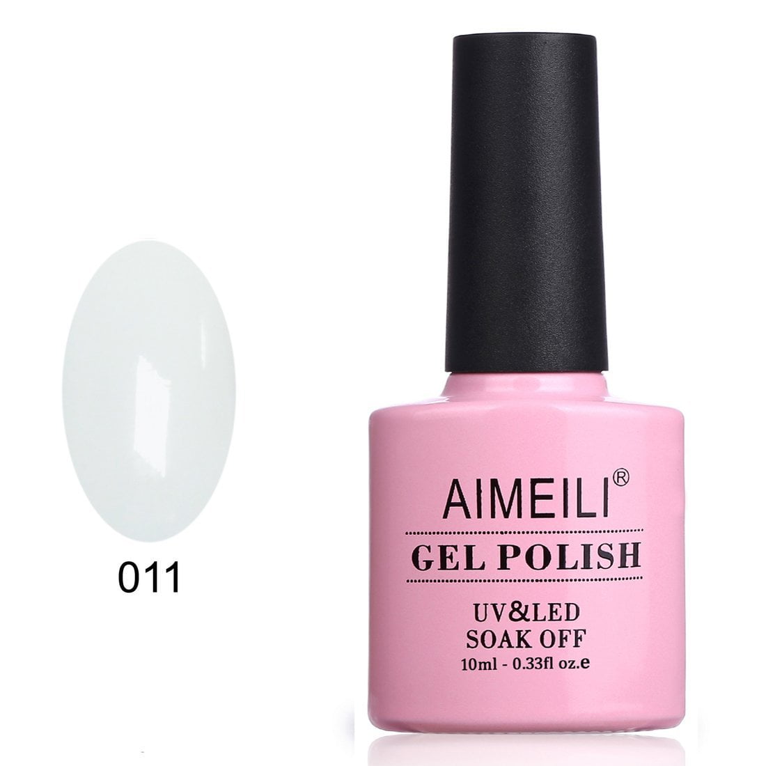 AIMEILI Soak Off UV LED Gel Nail Polish Studio White Arctic White