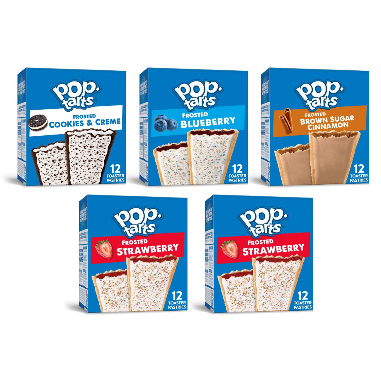 Kellogg's PopTarts, Breakfast Toaster Pastries, Variety Pack, 30 Ct