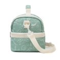 thumbnail image 4 of Khulula Kids Lunch Boxes Bag Insulated Double Decker Lunch Box Tote Pack for Girls Boys Toddler School Picnic Food Cooler Hot Water Ice With Strap Green Dinos, 4 of 5