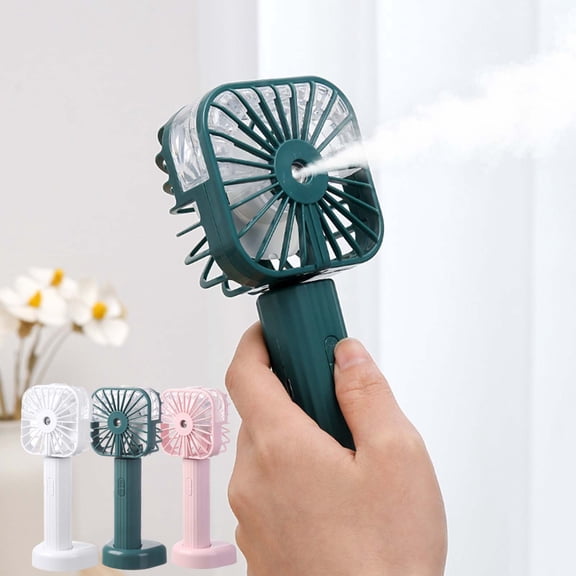 maxiaoxia USB Spray Water Replenishing Humidification Desktop Charging Portable Ultra Quiet Mini Student Fan Small Fan for Home Outdoor Travel
