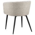 thumbnail image 3 of Bouclair Fauteuil d'Appoint en Tissu Beige et Métal, 3 of 5