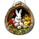 thumbnail image 2 of Easter Pendant Acrylic Flat Cute Car Decoration Pendant, 2 of 7
