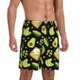 thumbnail image 5 of KLL Avocado Toast for Men's 1-Pack Shorts,Sleep Pajama Shorts for Men Soft Pj Shorts Men's Pajama Bottoms Sleepwear -Large, 5 of 7