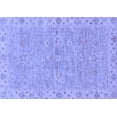 thumbnail image 1 of Ahgly Company Indoor Rectangle Abstract Blue Modern Area Rugs, 7' x 9', 1 of 4
