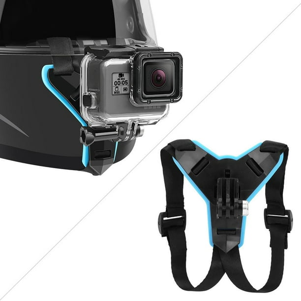 Support de casque de Moto pour Go Pro, Support de menton, caméra d'action,  accessoires de caméra de vélo