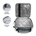 thumbnail image 3 of Haosy Lemons on Plaid Reusable Lunch Box Men/Women Insulated Lunch Bag for School Picnic Travel, 3 of 6