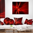 thumbnail image 4 of Designart Red and Yellow Rays - Abstract Throw Pillow - 18x18, 4 of 5
