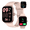 Pink, variant on Smart Watch for Men, 1.85" AMOLED Screen with Bluetooth Call & Voice Control, 110+ Sport Modes, IP68 Waterproof Fitness Tracker for Android iOS, Black