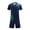 Navy, variant on Boys Activewear Outfit Sets, Short Sleeve Summer Sports Two Piece Boys' Clothing Sets Sky Blue Size 10-12