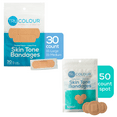 thumbnail image 2 of Tru-Colour Skin Tone Bandages Assorted Shapes Variety Pack - Beige, 4 Pack, 2 of 6