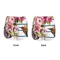thumbnail image 5 of Haiem Bird and Floral Women's 2 in 1 Running Shorts - Lightweight Athletic Workout Gym Yoga Breathable Sports Shorts Liner with Phone Pockets-Large, 5 of 9