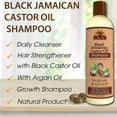 thumbnail image 3 of OKAY Black Jamaican Castor Oil Shampoo 12 Oz,Pack of 6, 3 of 3