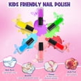 thumbnail image 3 of Set de esmaltes de uñas EULRGAUS Kids con secador de uñas, 14 piezas a partir de 3 años, 3 of 7